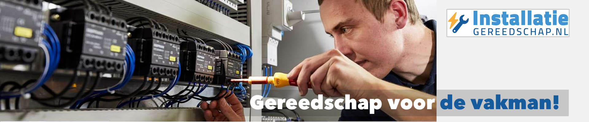 Installatiegereedschap banner home nieuw